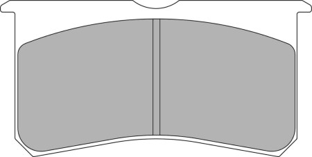 Ferodo FRP3116W DS1.11 Brake Pads (fits AP Racing CP8350 Calipers with D50 radial depth)